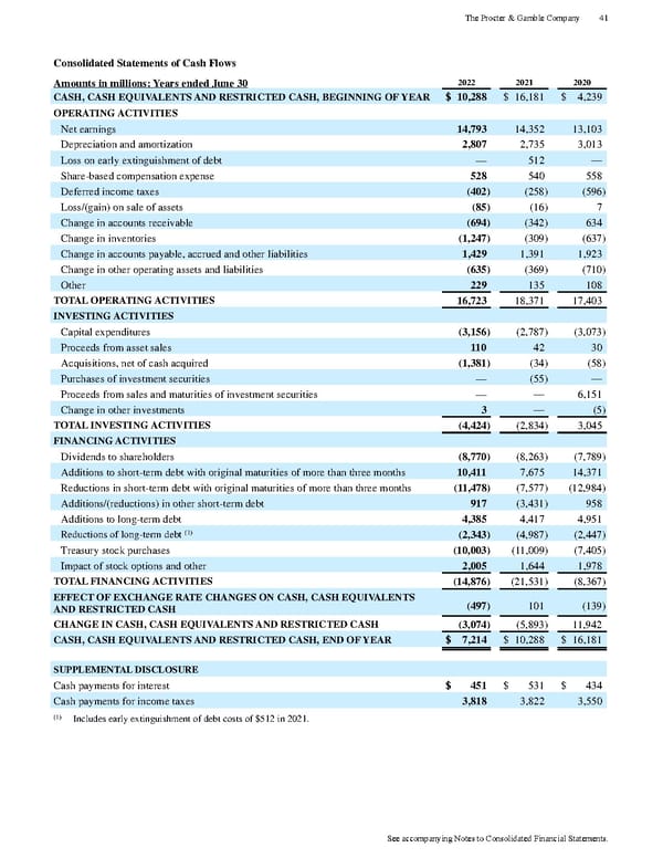 The Procter & Gamble Annual Report - Page 53