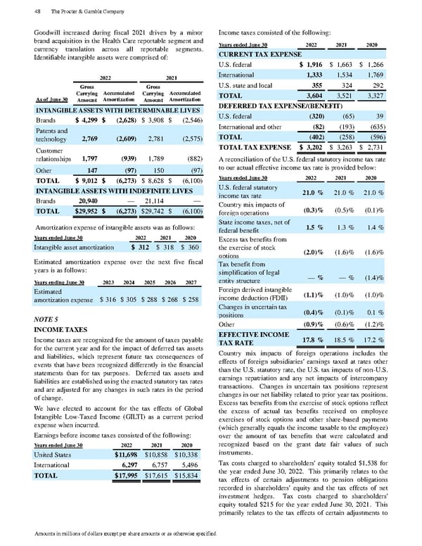 The Procter & Gamble Annual Report - Page 60