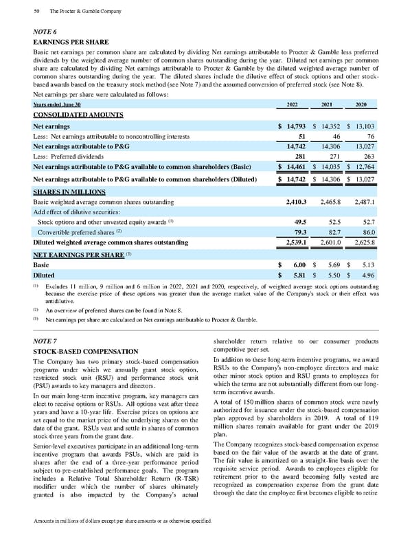 The Procter & Gamble Annual Report - Page 62