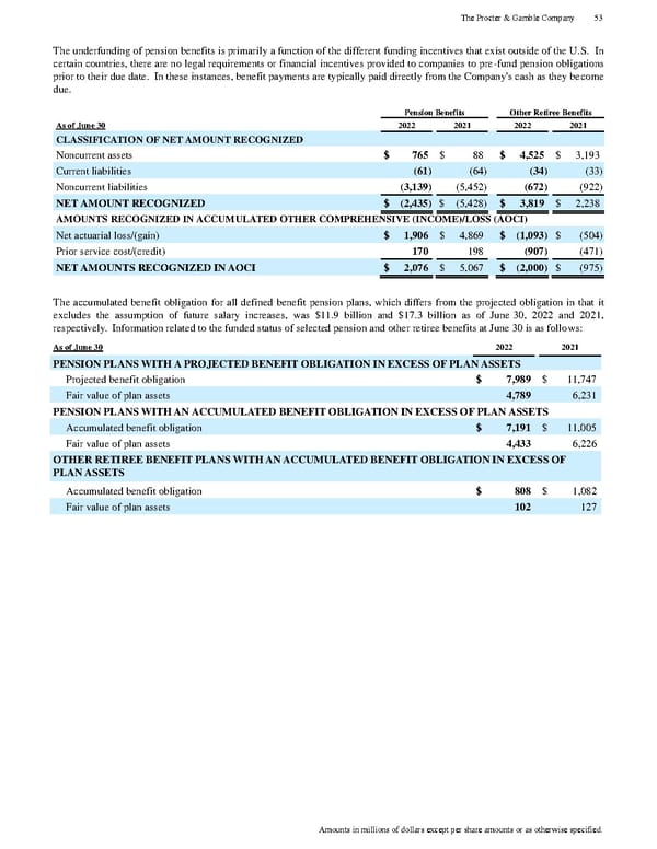 The Procter & Gamble Annual Report - Page 65