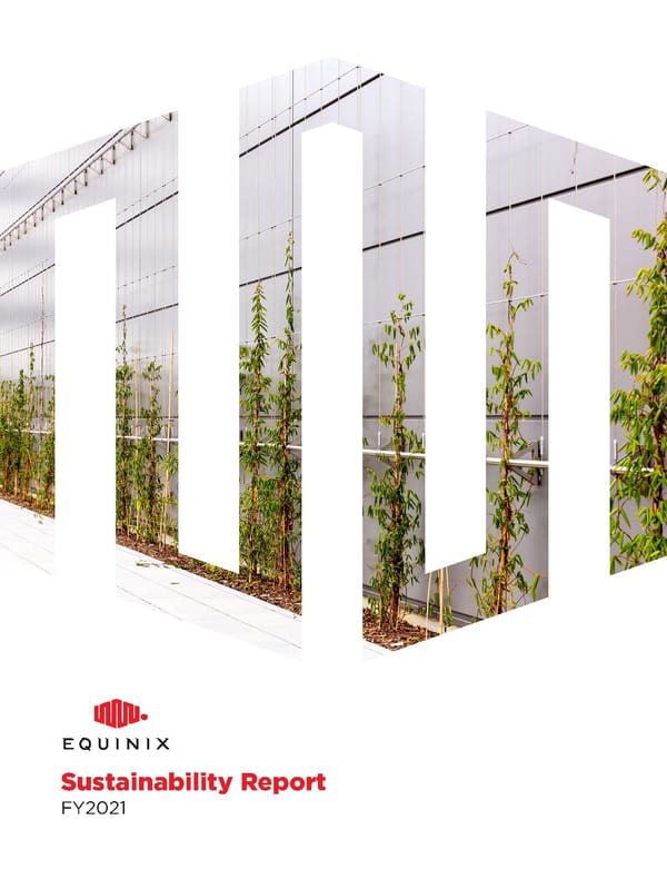 Equinix Sustainability Report - Page 1