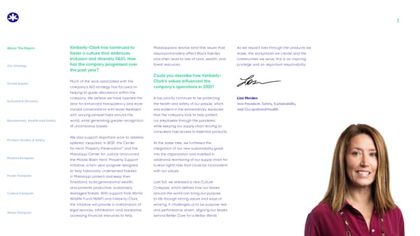 Kimberly-Clark Global Sustainability Report - Page 6