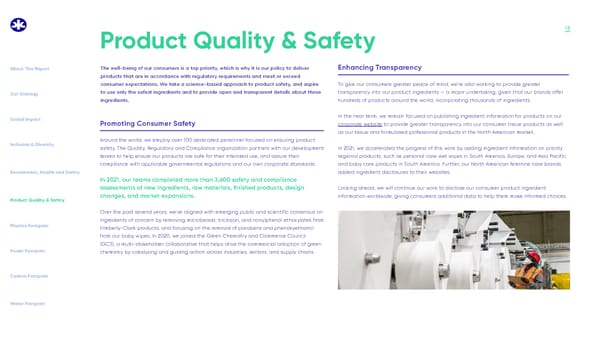 Kimberly-Clark Global Sustainability Report - Page 13
