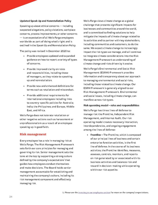 Wells Fargo ESG Report - Page 24