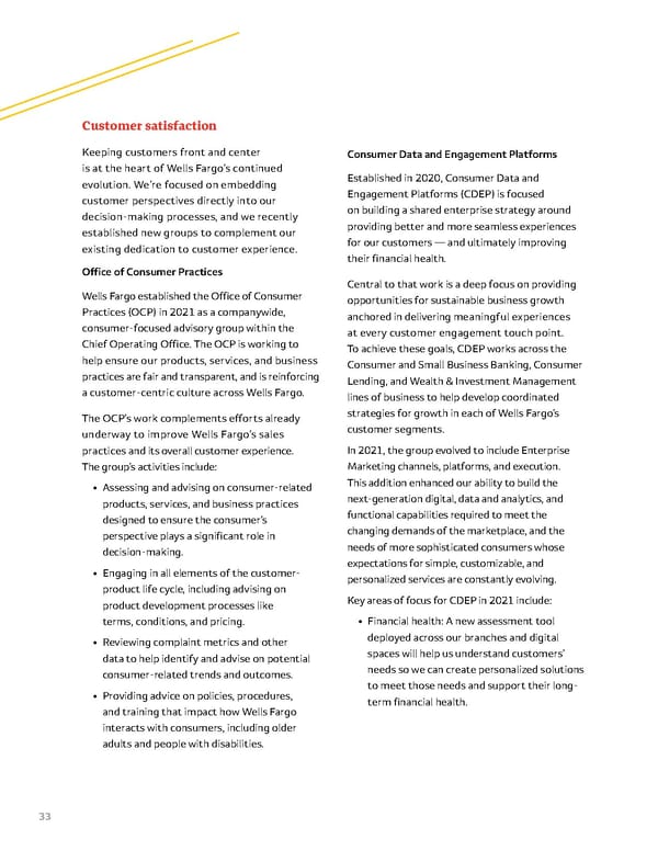 Wells Fargo ESG Report - Page 33