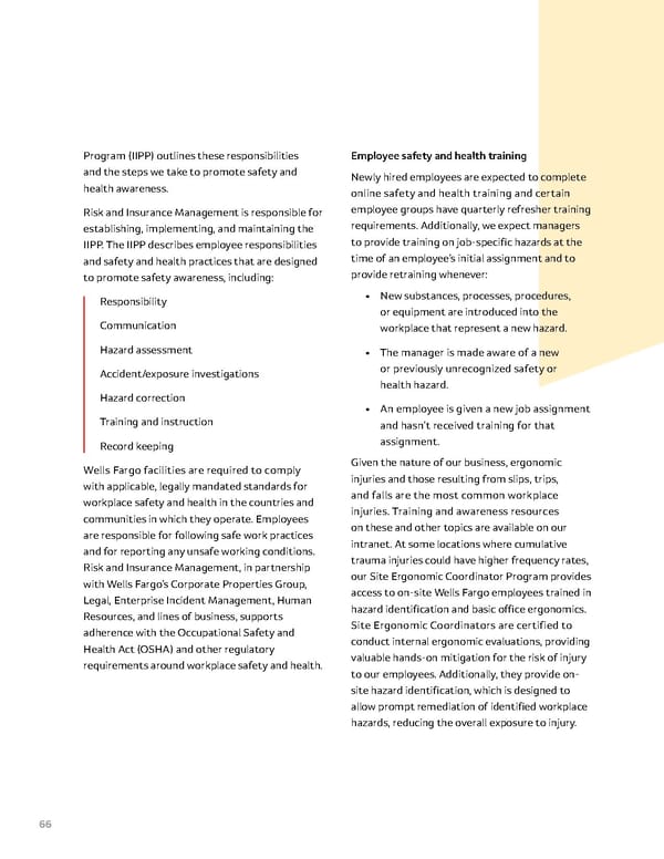 Wells Fargo ESG Report - Page 66