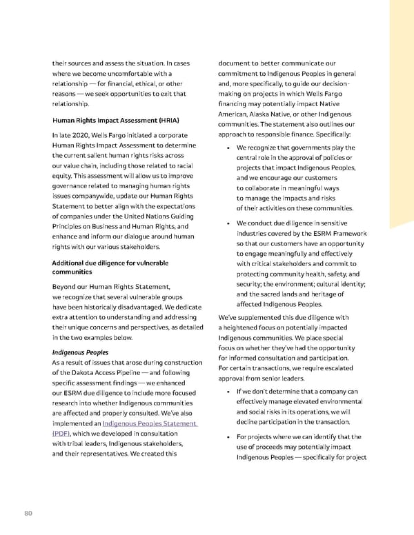 Wells Fargo ESG Report - Page 80