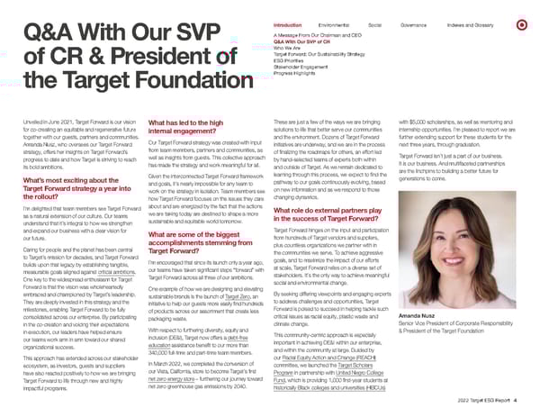 Target ESG Report - Page 4
