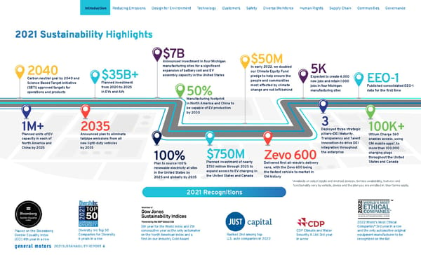 General Motors Sustainability Report - Page 7