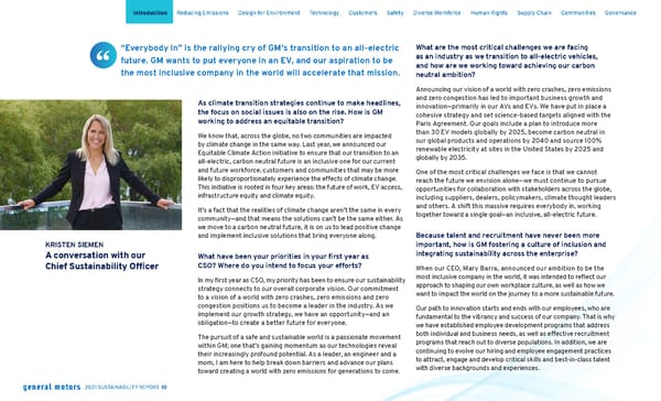 General Motors Sustainability Report - Page 11