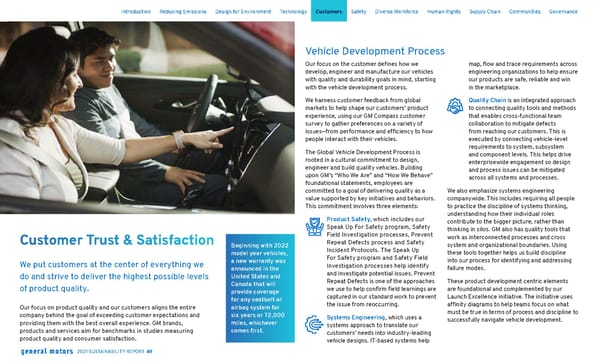 General Motors Sustainability Report - Page 50