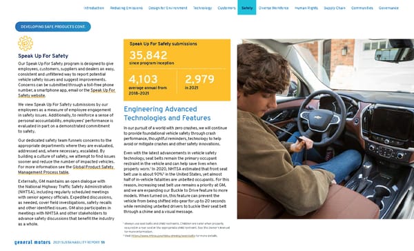 General Motors Sustainability Report - Page 56