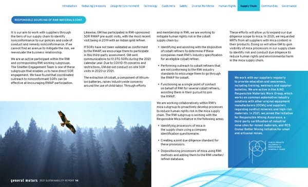 General Motors Sustainability Report - Page 95