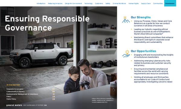 General Motors Sustainability Report - Page 105