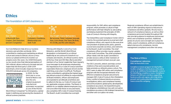 General Motors Sustainability Report - Page 115