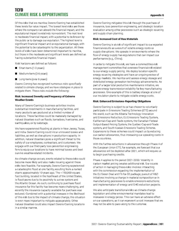 Owens Corning Sustainability Report - Page 351