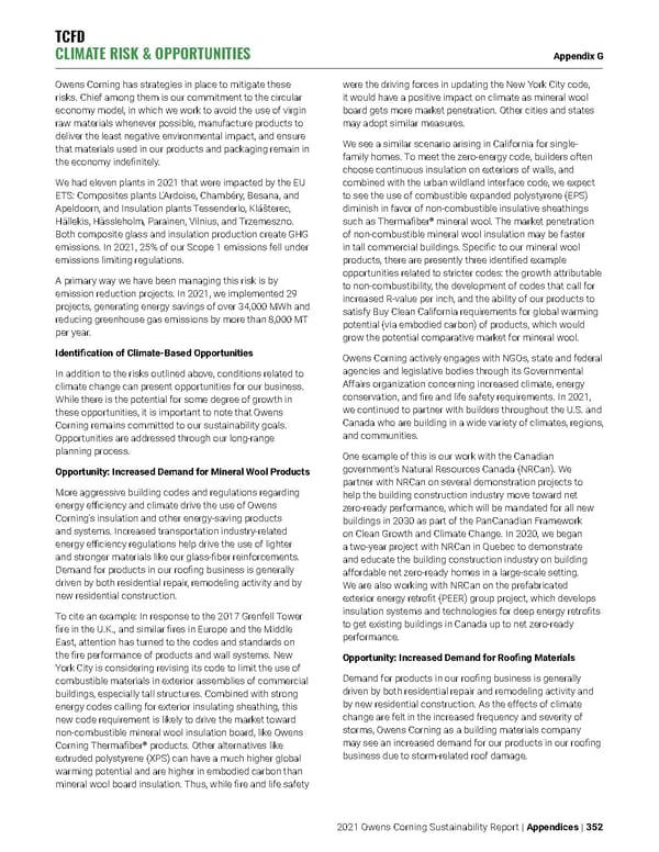 Owens Corning Sustainability Report - Page 352