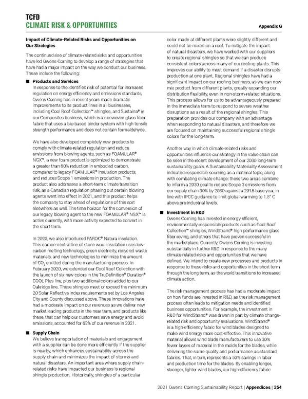 Owens Corning Sustainability Report - Page 354