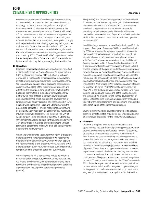 Owens Corning Sustainability Report - Page 355