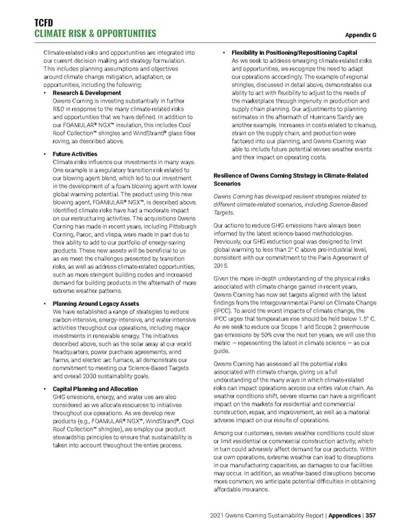 Owens Corning Sustainability Report - Page 357
