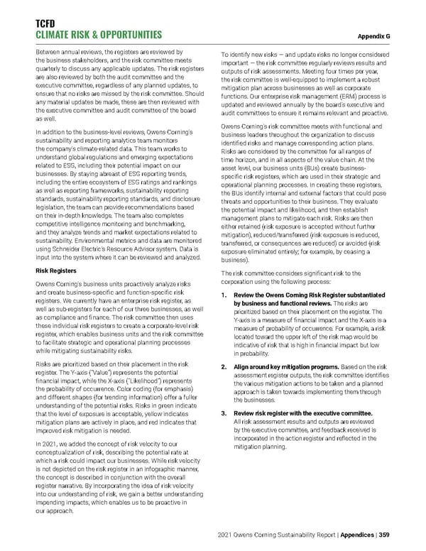 Owens Corning Sustainability Report - Page 359