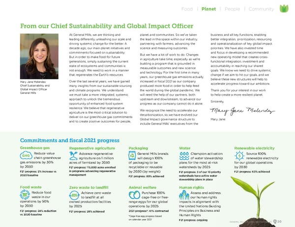 GeneralMills Global Responsibility Report - Page 22