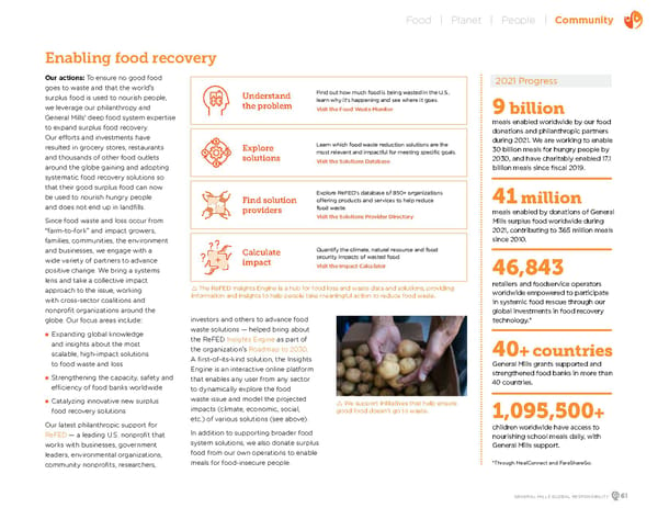 GeneralMills Global Responsibility Report - Page 63