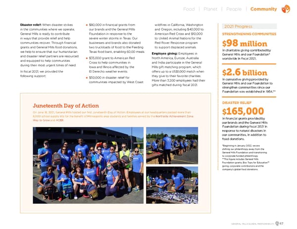 GeneralMills Global Responsibility Report - Page 69