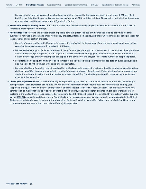 Citi ESG Report - Page 29