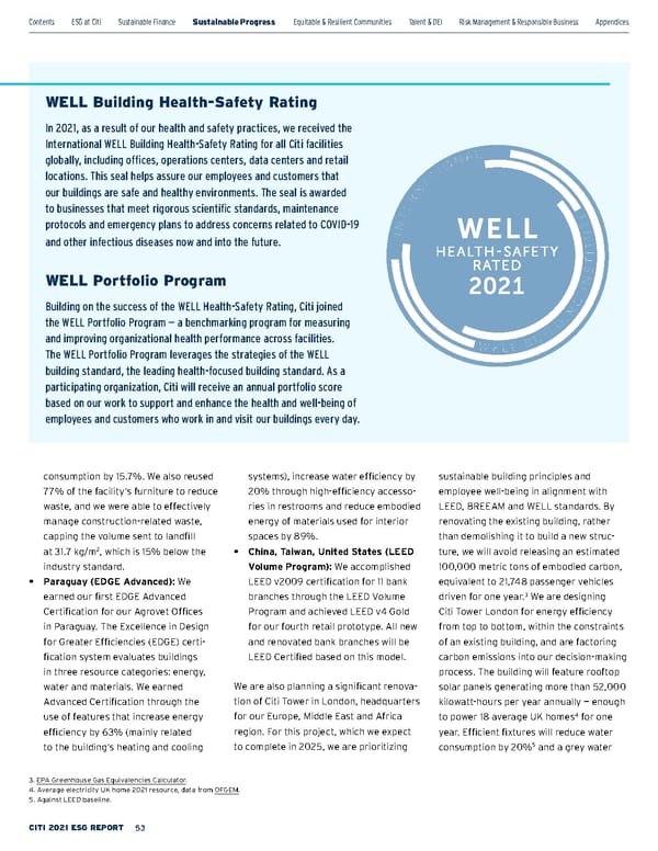 Citi ESG Report - Page 53