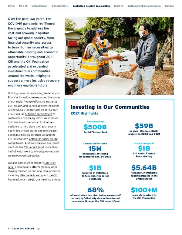 Citi ESG Report - Page 61