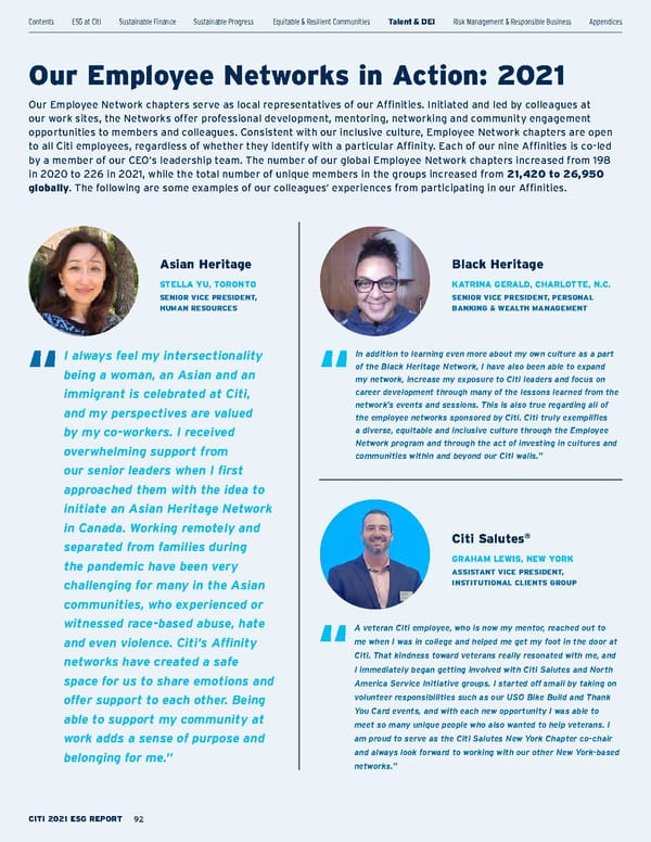 Citi ESG Report - Page 92