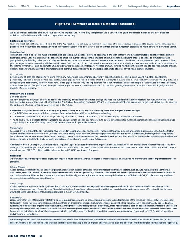 Citi ESG Report - Page 159