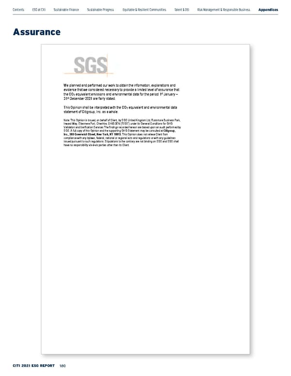 Citi ESG Report - Page 180