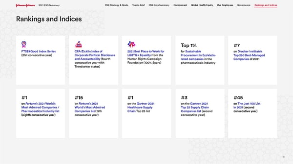 Johnson & Johnson ESG Summary - Page 10
