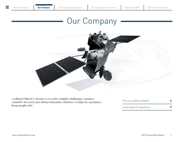 Lockheed Martin Sustainability Report - Page 3