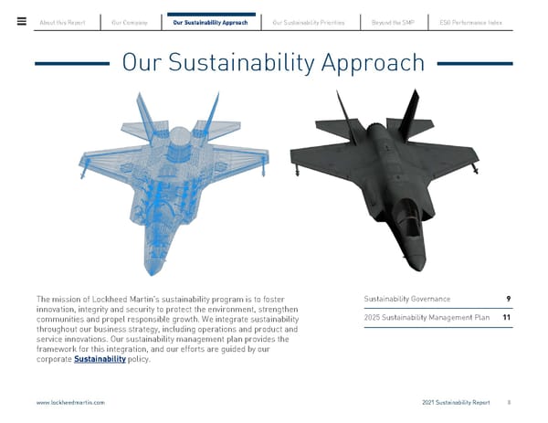 Lockheed Martin Sustainability Report - Page 8