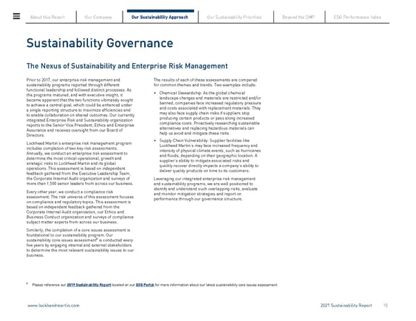 Lockheed Martin Sustainability Report - Page 10