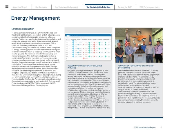 Lockheed Martin Sustainability Report - Page 17