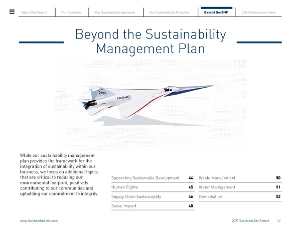 Lockheed Martin Sustainability Report - Page 43