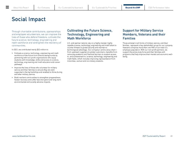 Lockheed Martin Sustainability Report - Page 48