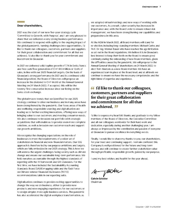 Givaudan 2021 In a Nutshell Flipbook - Page 9