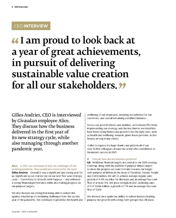 Givaudan 2021 In a Nutshell Flipbook - Page 10