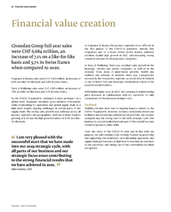 Givaudan 2021 In a Nutshell Flipbook - Page 24