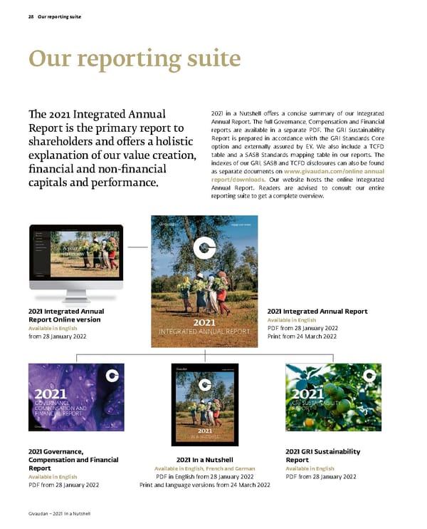 Givaudan 2021 In a Nutshell Flipbook - Page 30