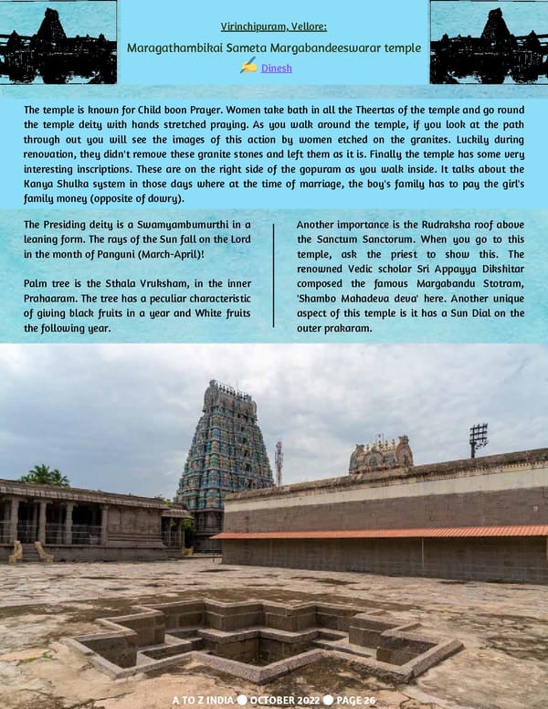 A TO Z INDIA  - OCTOBER 2022 - Page 26