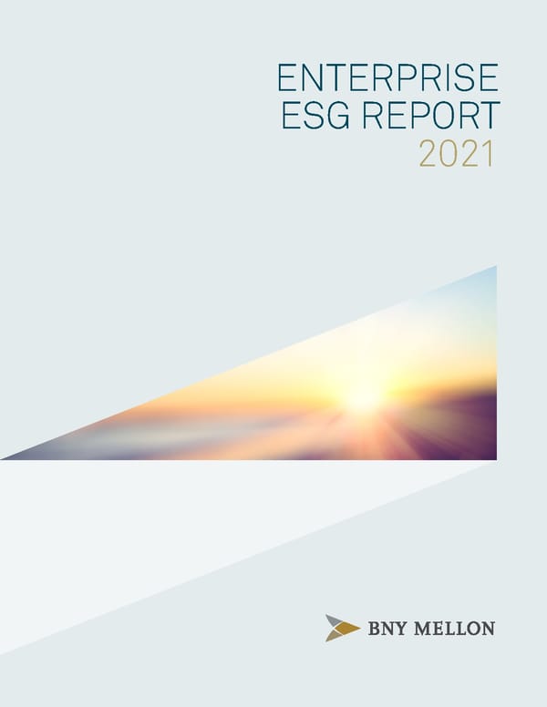 BNY Mellon ESG Report - Page 1