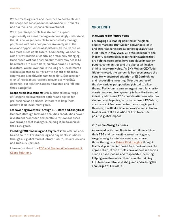 BNY Mellon ESG Report - Page 10