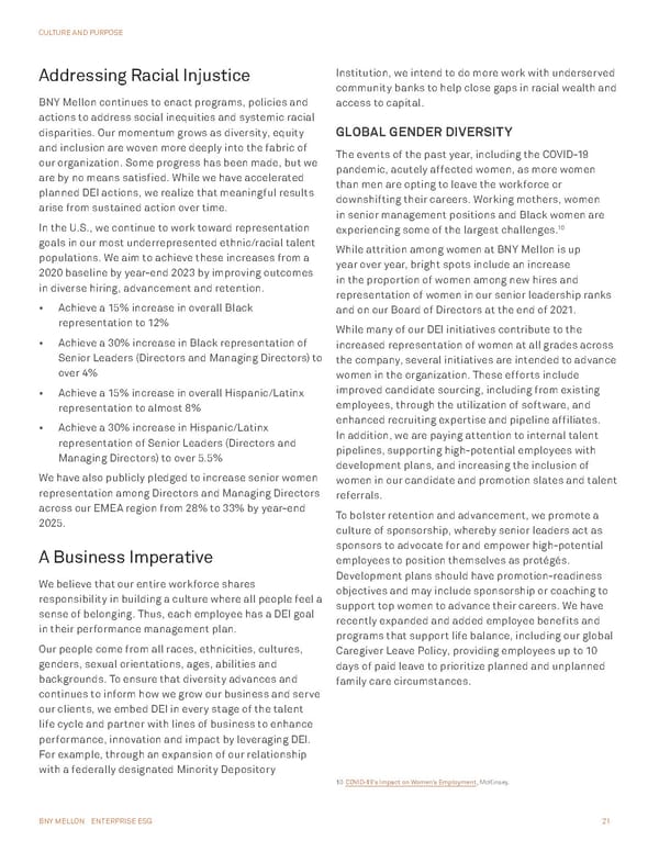 BNY Mellon ESG Report - Page 21