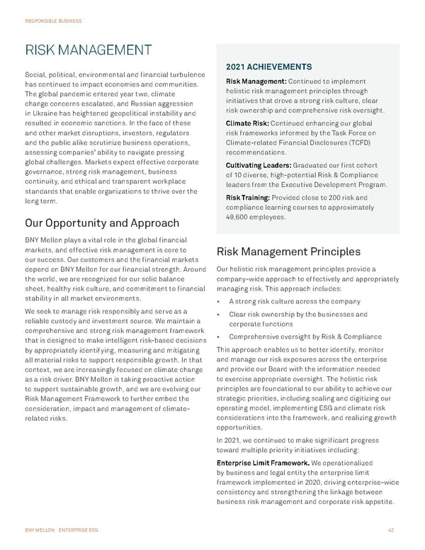 BNY Mellon ESG Report - Page 42